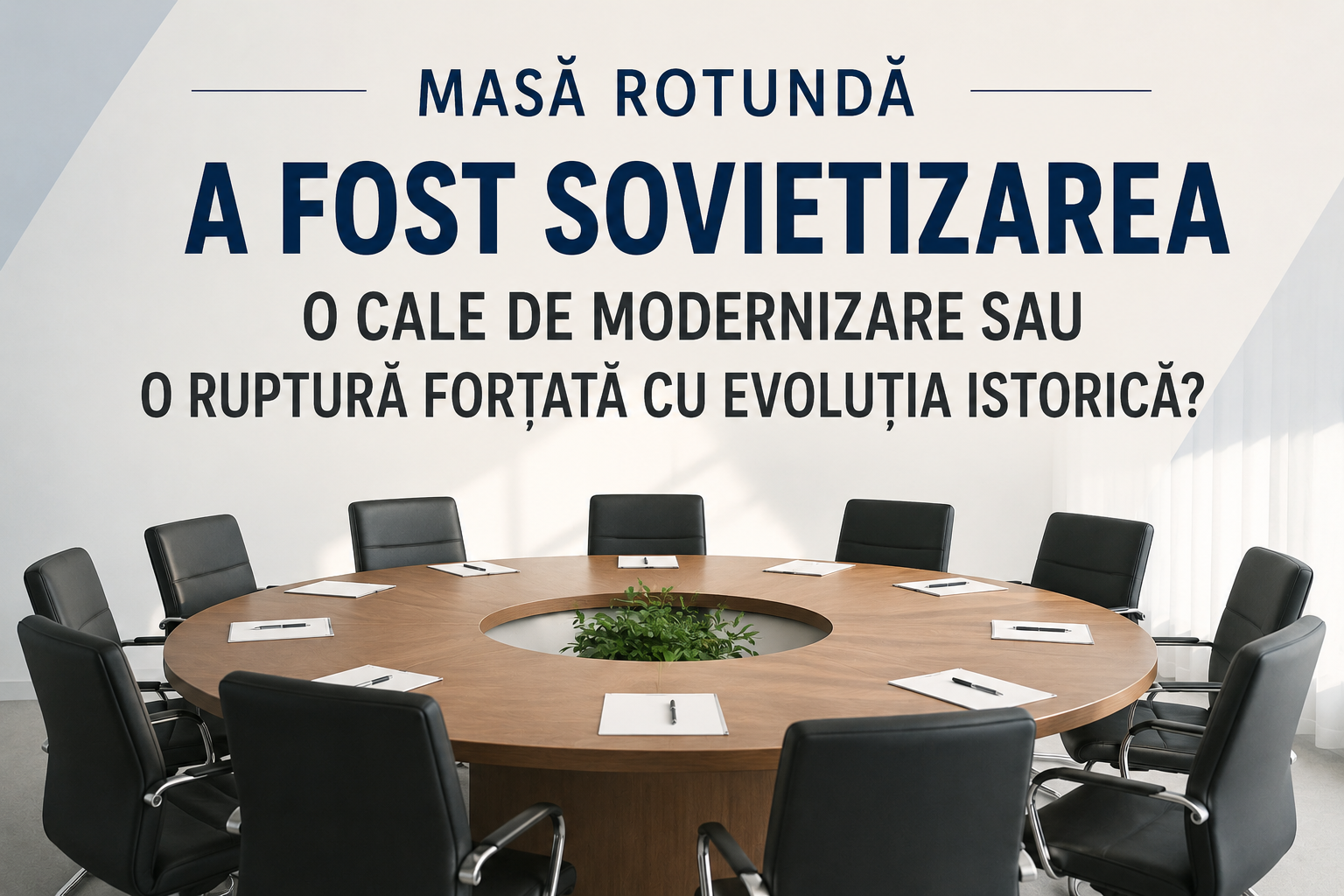 MASĂ ROTUNDĂ „A fost sovietizarea o cale de modernizare sau o ruptură forțată  cu evoluția istorică?”